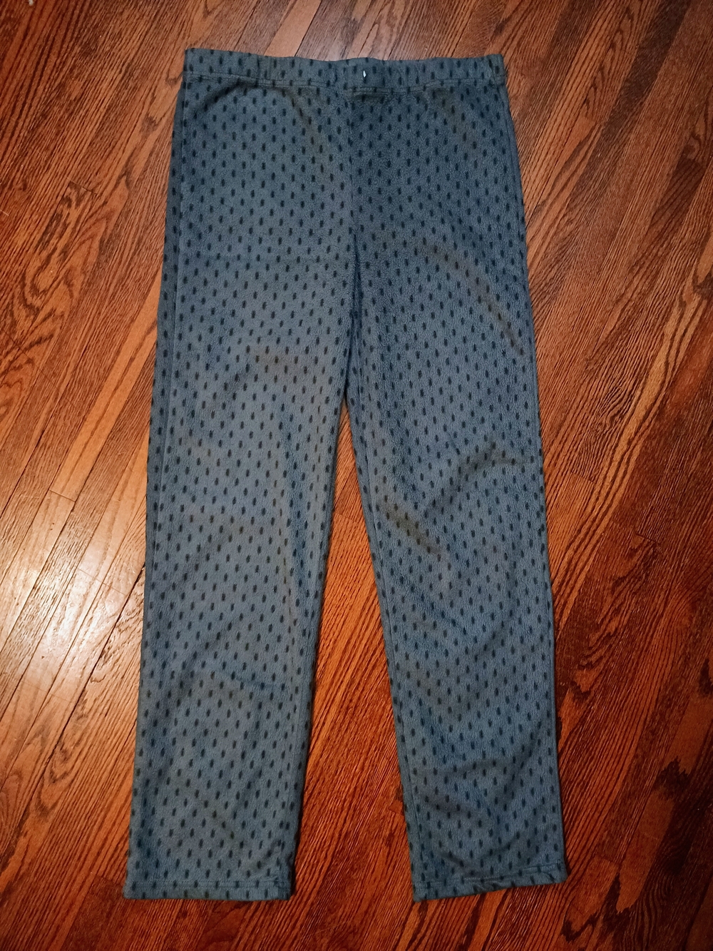 Gray & Black Lounge Wear Pants,L